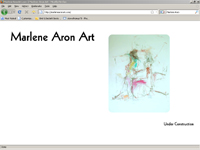 MarleneAronArt.com | Under Construction